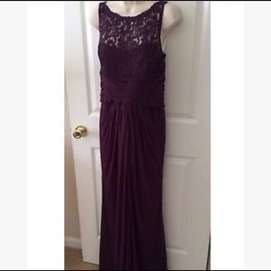 Davids Bridal Style F15749 Plum Bridesmaid Dress